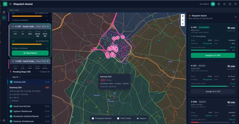 Dispatch Assist Demo
